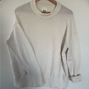 Aerie Off-White Cozy Knit Top XS
